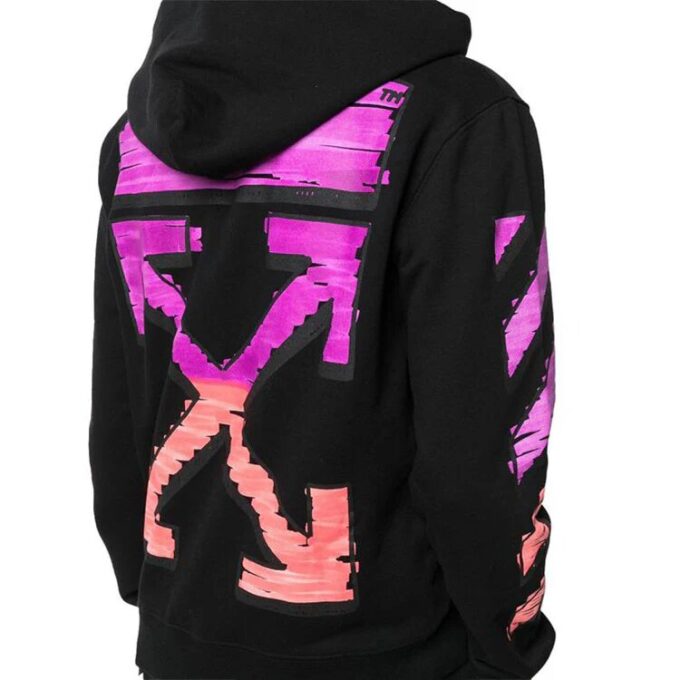 FW21 Large Arrow Printing Pattern Jacket Version Black
