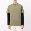 FW21 Logo Arrow Pattern Round Neck Short Sleeve Ordinary Version Green