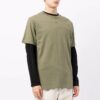 FW21 Logo Arrow Pattern Round Neck Short Sleeve Ordinary Version Green