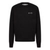 FW21 Logo Cotton Round Neck Long Sleeves Version Black