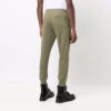 FW21 Logo Elastic Waistband Straight Sports Long Pants Ordinary Version Dark Green