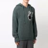 FW21 Logo Knit hooded Ordinary Version Green
