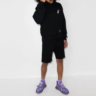 FW21 Logo Pants Sports Shorts Ordinary Version Black