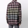FW21 Logo Pattern Plaid Long Sleeves Shirt Loose Fit