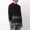 FW21 Logo Pattern Pullover Long Sleeves Black