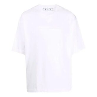 FW21 Logo Pattern Short Sleeve Loose Fit White