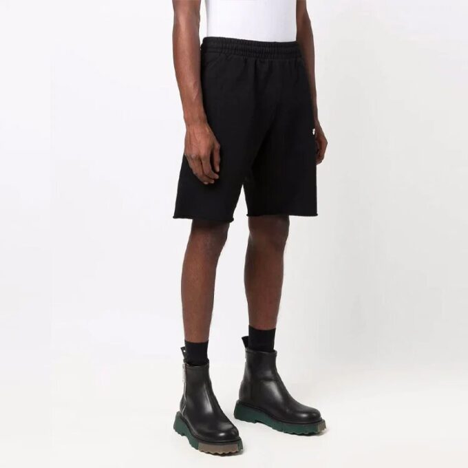 FW21 Logo Pattern Sports Shorts Version Black