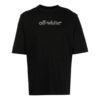 FW21 Logo Printing Round Neck Pullover Short Sleeve Loose Fit Black