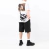 FW21 Logo Printing Round Neck Short Sleeve Loose Version White