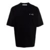 FW21 Logo Printing Round Neck Short Sleeve Ordinary Version Black