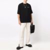FW21 Logo Printing Round Neck Short Sleeve Ordinary Version Black