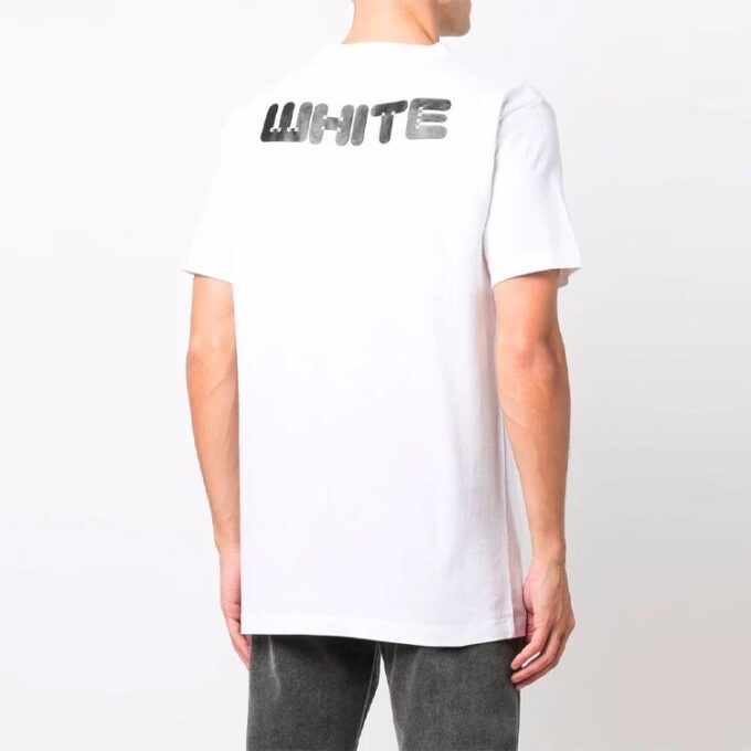 FW21 logo Printing Short Sleeve Loose Fit White