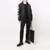 FW21 Logo Printing Windproof Jacket Ordinary Version Black