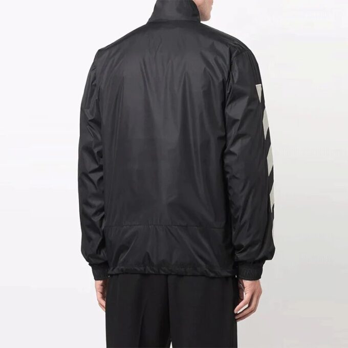 FW21 Logo Printing Windproof Jacket Ordinary Version Black