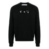 FW21 Logo Round Neck Long Sleeves Loose Fit Black