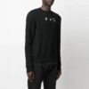 FW21 Logo Round Neck Long Sleeves Loose Fit Black