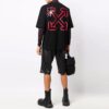 FW21 Logo Round Neck Short Sleeve Ordinary Version Black