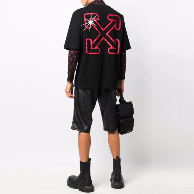 FW21 Logo Round Neck Short Sleeve Ordinary Version Black