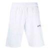 FW21 Pants Logo Printing Elastic Waistband Sports Shorts Version White