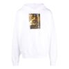 FW21 Pattern Alphabet Printing Drawstring Pullover Version White