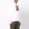 FW21 Pattern Alphabet Printing Drawstring Pullover Version White
