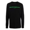 FW21 Pattern Printing Long Sleeves Round Neck Version Black