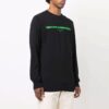 FW21 Pattern Printing Long Sleeves Round Neck Version Black