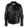 FW21 Pattern Printing Sleeve Zipper Jacket Slim Fit Version Black