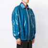 FW21 Plaid Bright Zipper Jacket Loose Fit Blue