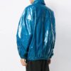 FW21 Plaid Bright Zipper Jacket Loose Fit Blue
