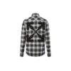FW21 Plaid Large Arrow Printing Pattern Long Sleeves Shirt Version Black