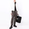 FW21 Solid Color Button Straight Denim Jacket Version White