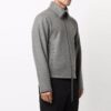 FW21 Solid Color lapel Zipper Jacket Version Gray