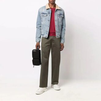 FW21 Stay Warm Washed Denim Jacket Ordinary Version Blue