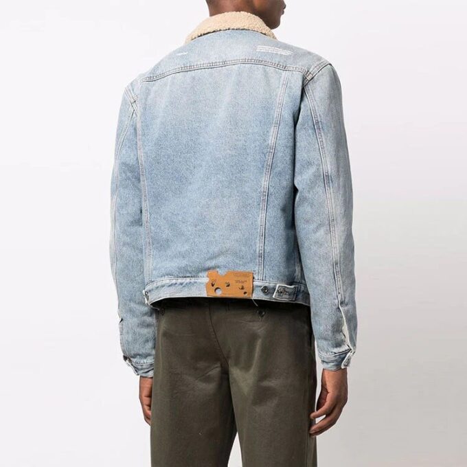 FW21 Stay Warm Washed Denim Jacket Ordinary Version Blue