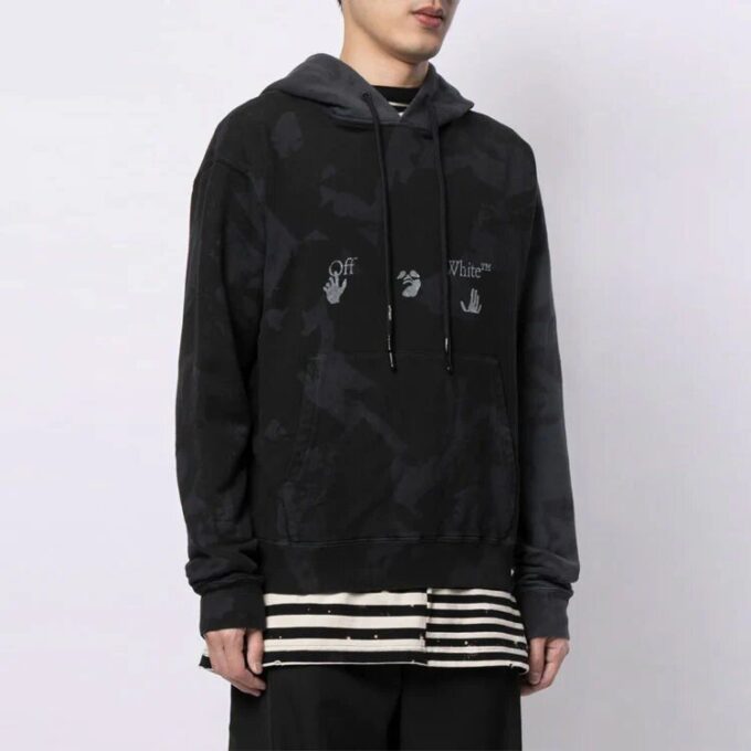FW21 Tie Dye Alphabet Pattern Version Black