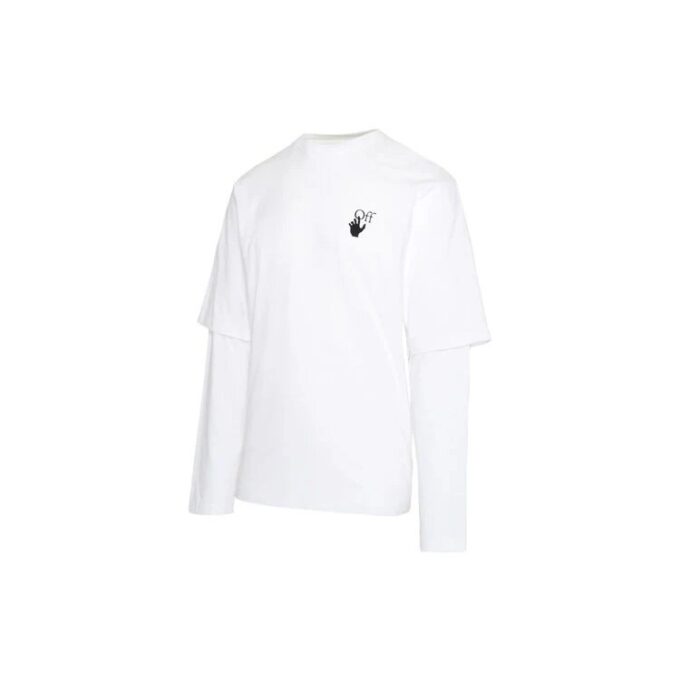 FW21 White Arrow Long Sleeves Ordinary Version Unisex White