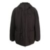Zip-Up Long-Sleeved Padded Jacket “Black”