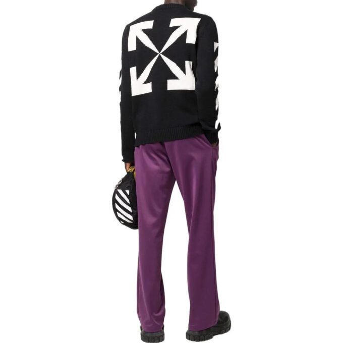 FW22 Round Pullover “Black White”