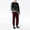 Galaxy Brushed Print Sweatshirt “Black”