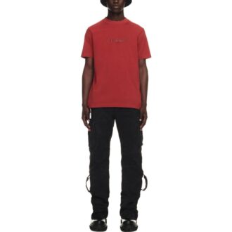 Give Me Space Cotton T-shirt “Dark Brick-red Shade”