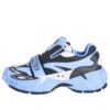 Glove slip-on Sneakers “Light Blue Black”