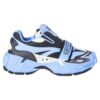 Glove slip-on Sneakers “Light Blue Black”
