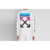 Gradient Arrows Sketch Mens Long Sleeve Sweater