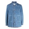 Gradient Denim Long Sleeves Shirt Blue