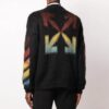 Gradient Slogan Logo Sweater Men’ s Black