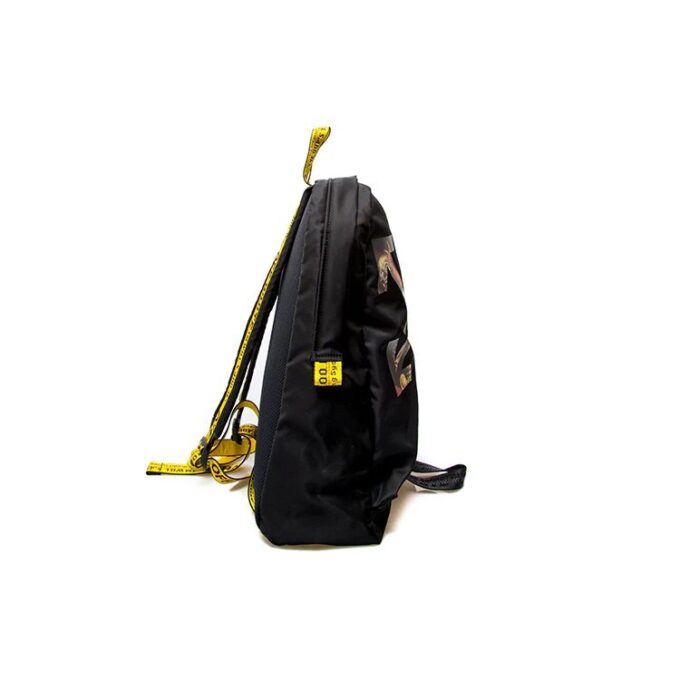 Graffiti Arrow Pattern backpack Black
