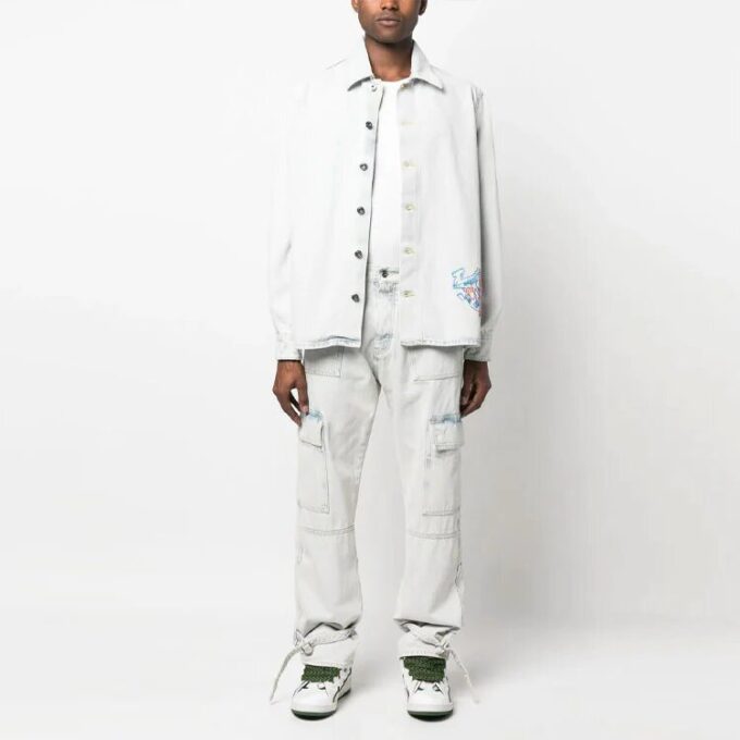 Graffiti Denim Shirt