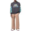 Graffiti-Print Cotton Hoodie