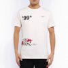 Graffiti Printing Short Sleeve White